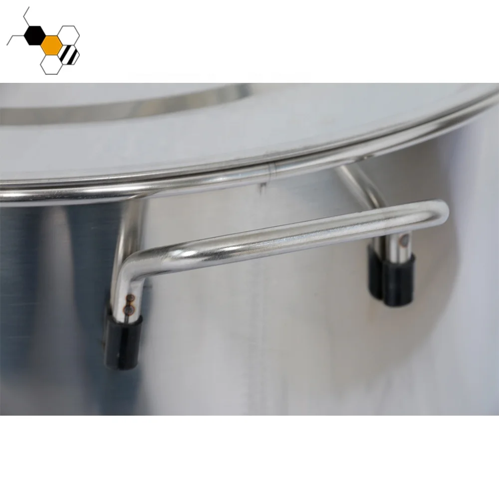 Honey Storage Tank Beekeeping Equipment 25~200Kg Stainless Steel Honey Bucket