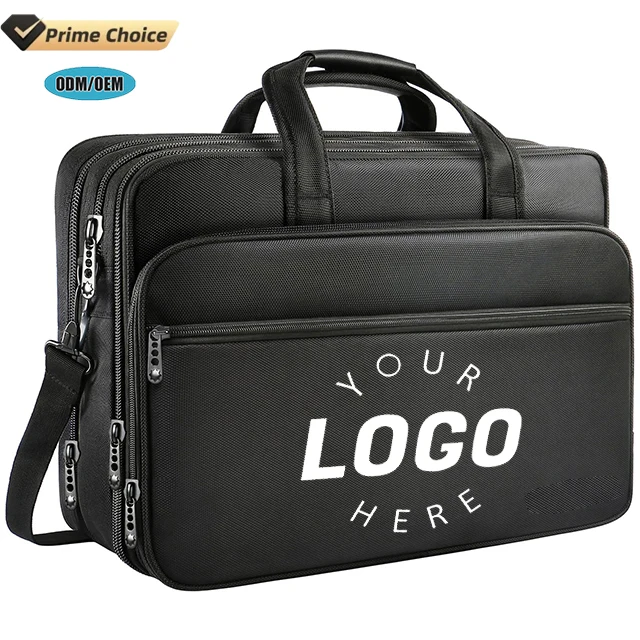 BSCI Hot Selling OEM Factory wholesale Elegant Water Resistant Business Messenger Briefcases Laptop Bag Large Hybrid Shoulder