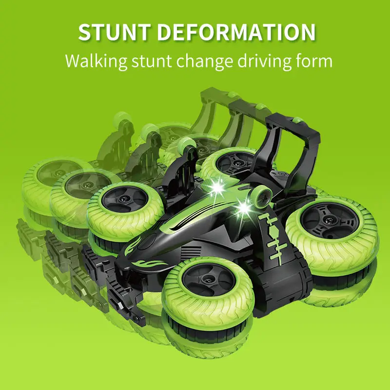 Hot Sale Remote Control Drift Stunt Car Toy Transformation Radio Control Vehicle Toys 360 Rotation RC Stunt Truck