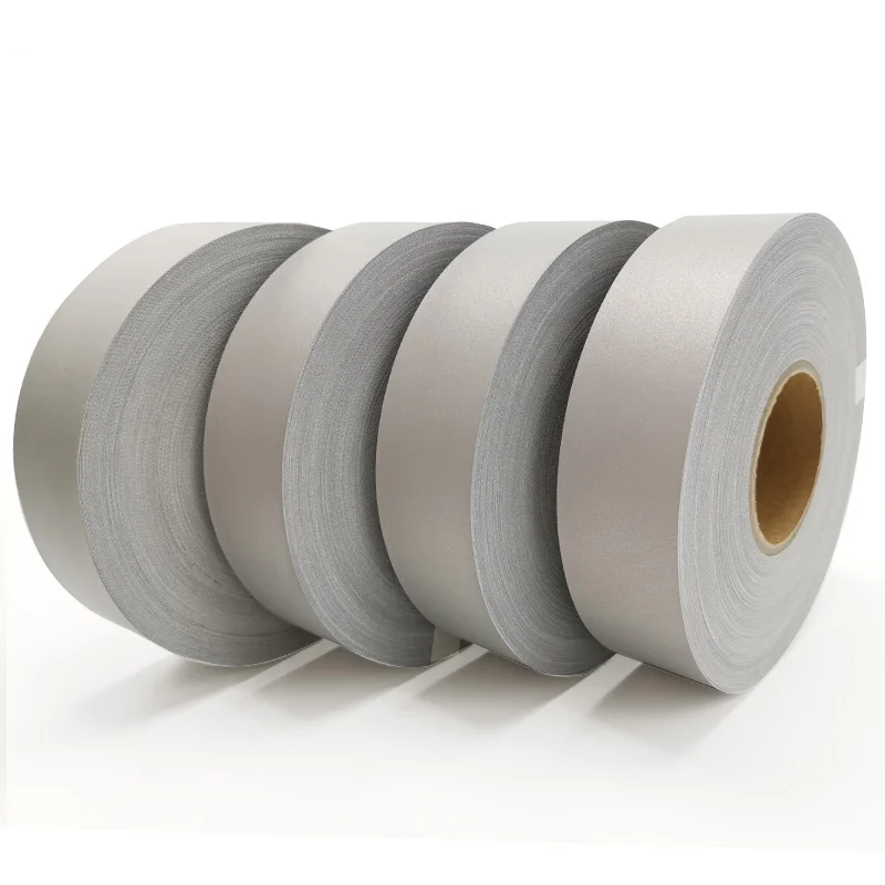 High Quality China FR work clothes usage aramid silver flexible reflective fabric Flame Retardant tape