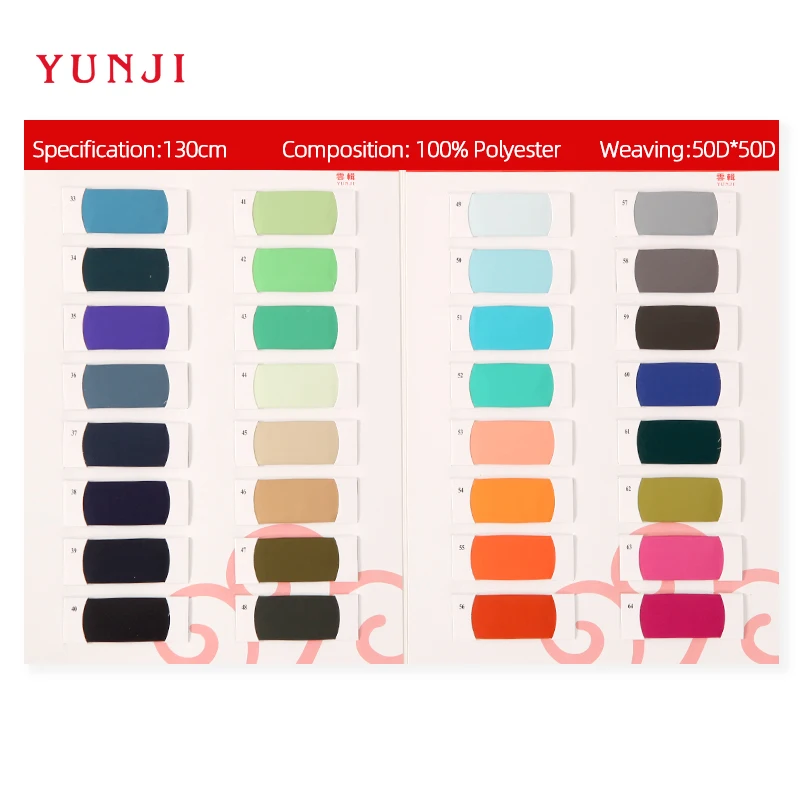 Customized shrink-resistant advanced 100% polyester high d taffeta chiffon fabric for even dress