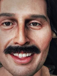 Trading man life size wax statue for sale in thame museum