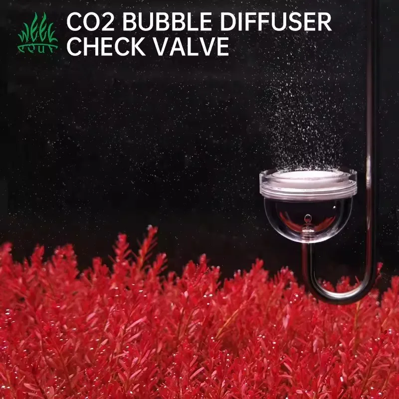 304 Stainless Steel Co2 Atomizer CO2 Diffuser Check Valve for Aquarium Plants Fish Tank Accessories