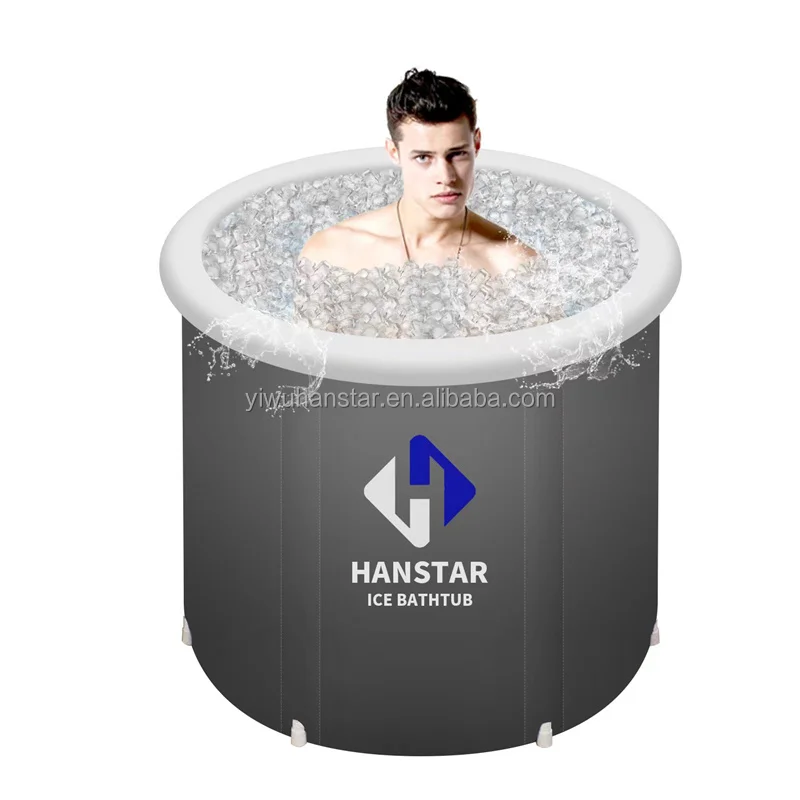 Customized size Ice bath tub fabric three layer ice barrel bath inflatable and portable ice bath