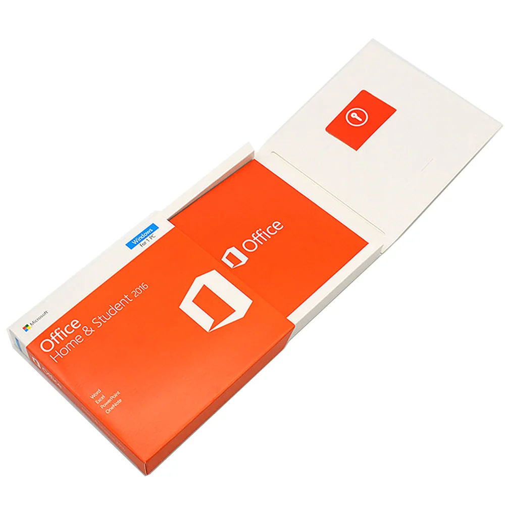 Original office Home and Business 2016 Retail Box DVD COA Key for Office applicaton software Download and Activation