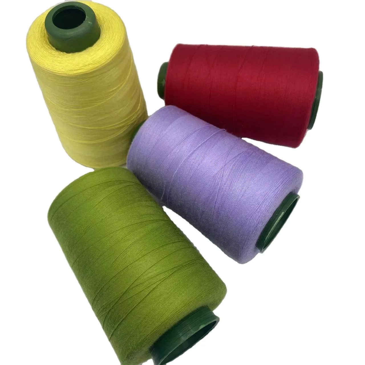 Оптовая продажа дешевые швейные нитки 100% полиэфирные 40/2 3000yds разные