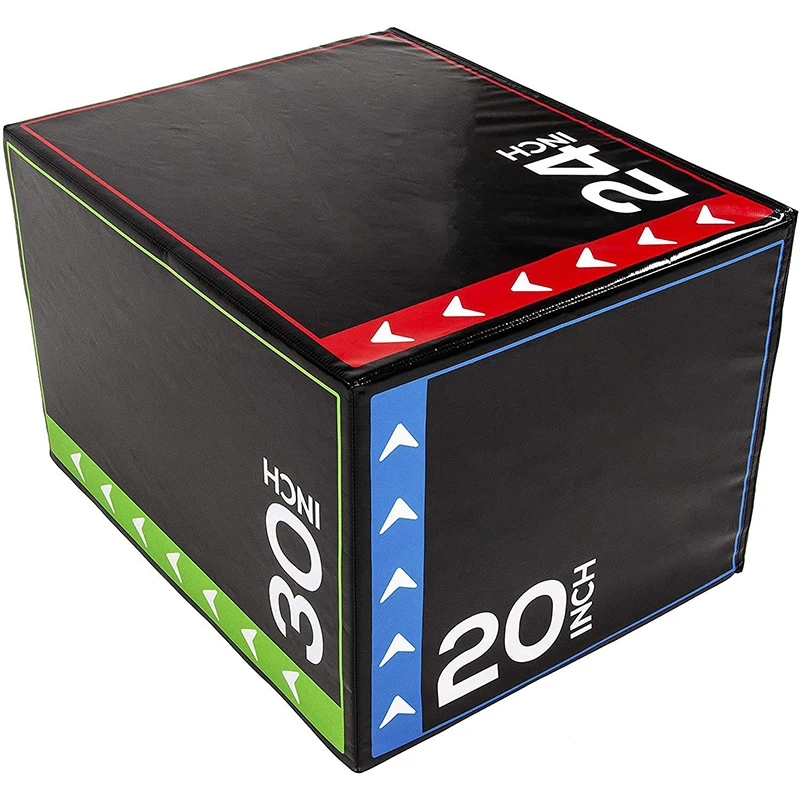 Wholesale Soft Plyometric Box Gym Fitness Jump Box 3 In 1 Soft Foam Plyo Box For Sale