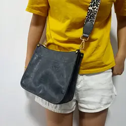 Сумка через плечо Reagan DMA61895 из искусственной кожи, однотонная длинная привлекательная Сумочка через плечо с леопардовым принтом