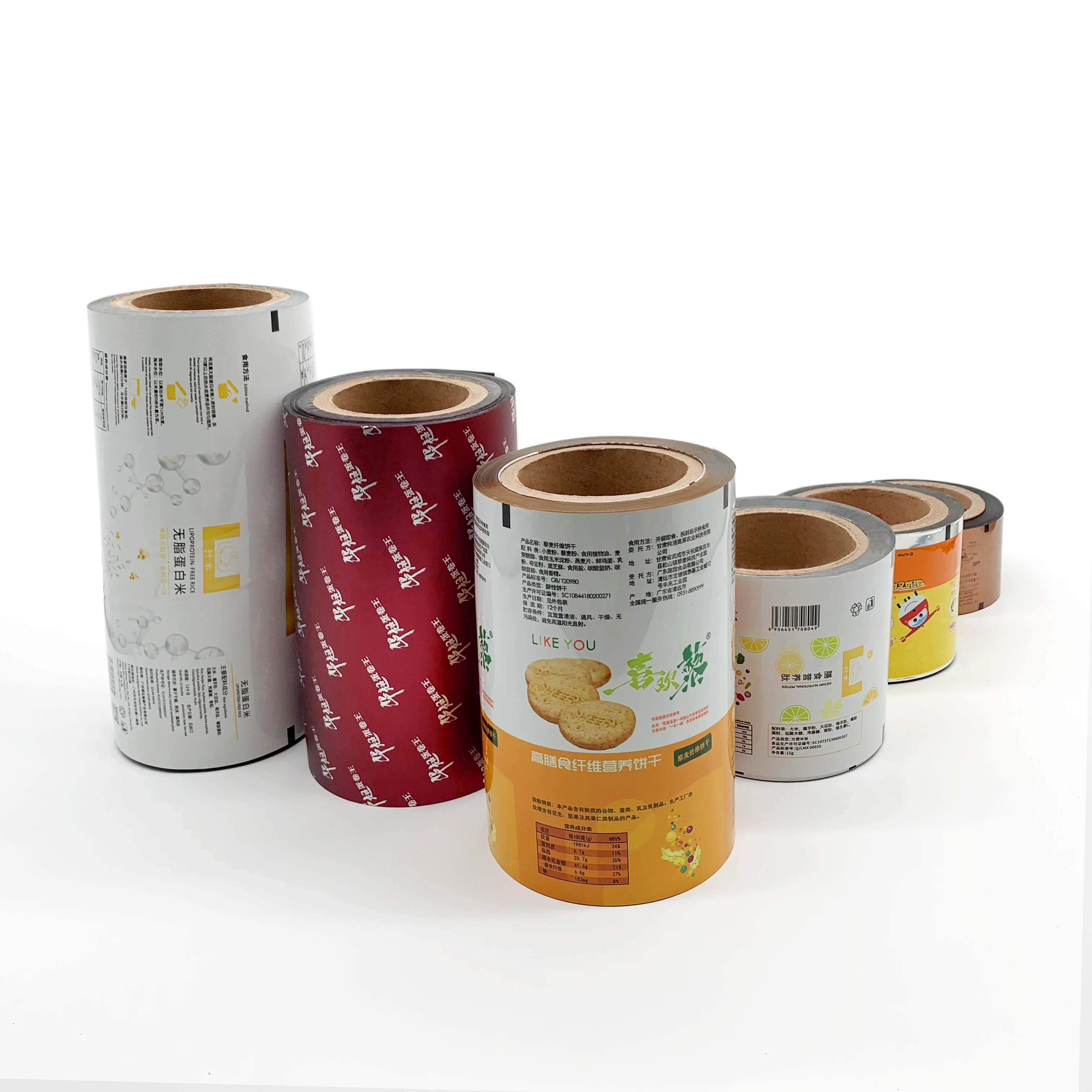 Auto Packing for Snack Food Scrap Grade Bag Transparent Machine Pe Pouch Sachet Potato Chips Packaging Plastic Film Roll
