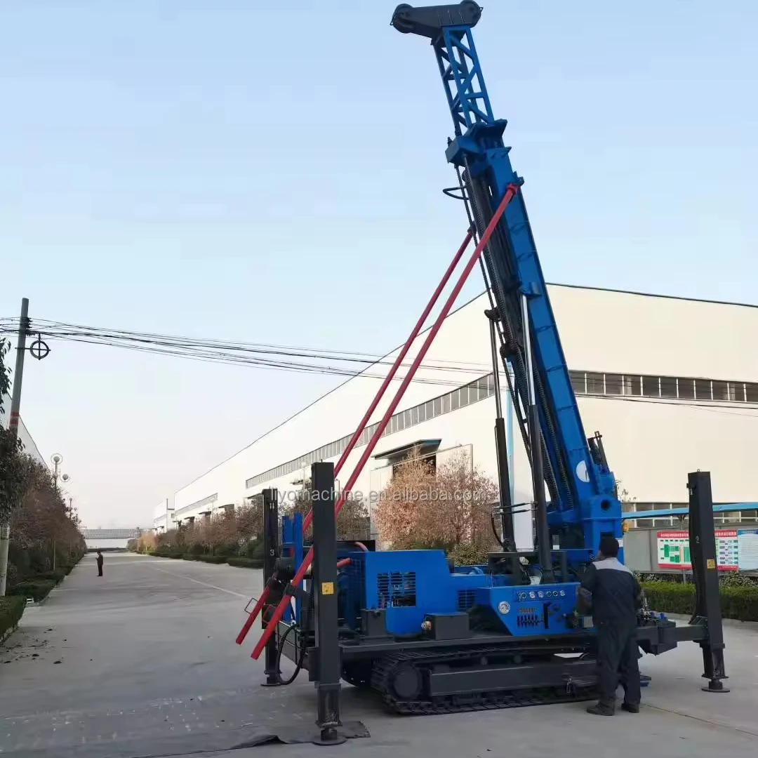 Глубина 1000 м JDL-5 гусеничный тип Твердая порода гидраул Буровое сверлильные станки для буровых скважин makita