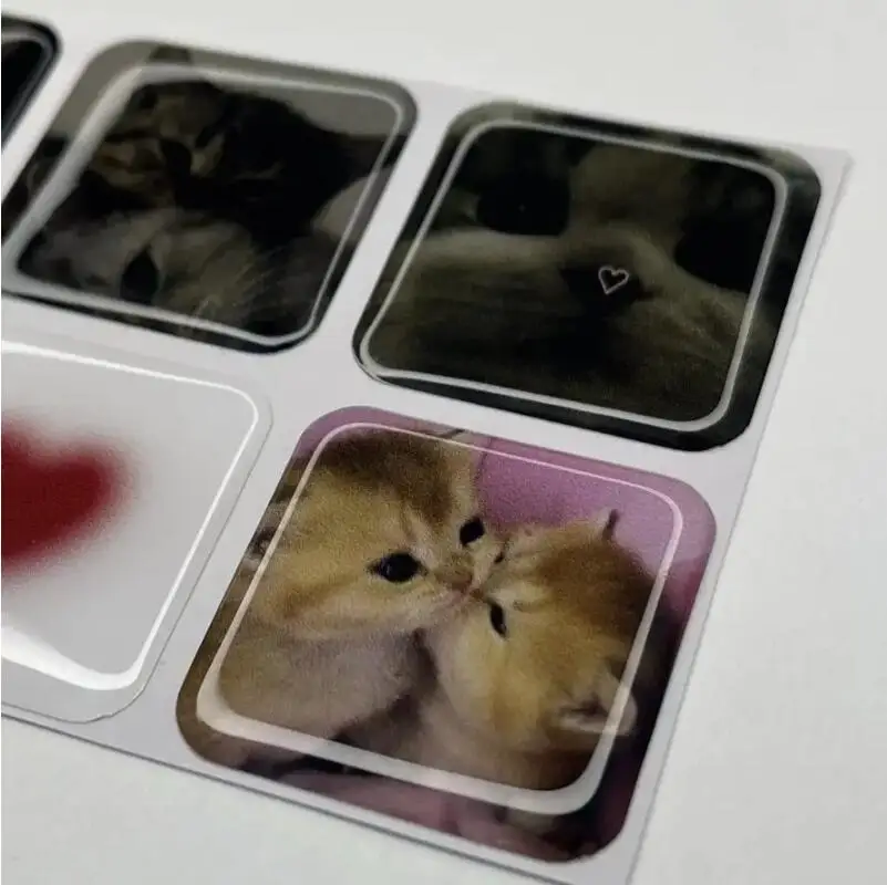 customized cartoon epoxy 3d sticker sheet decal phone laptop cartoon sticker