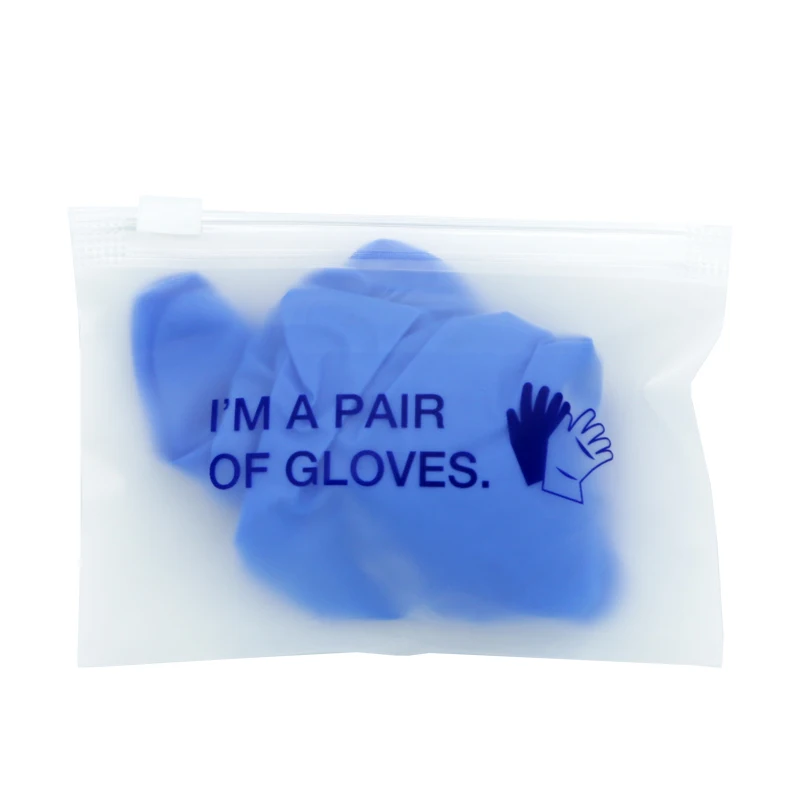 Wholesale Blue Powder Free Nitrile Gloves Cleaning Exam Touch Screen individual Protective Glove