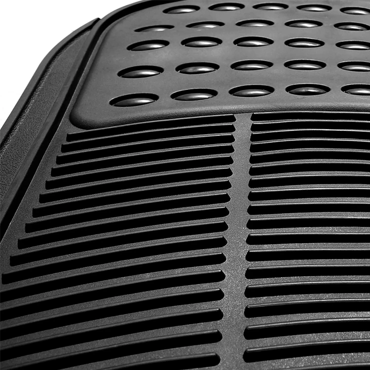 Factory Wholesale PVC Anti-slip Automotive Floor Mats Black Car Mats