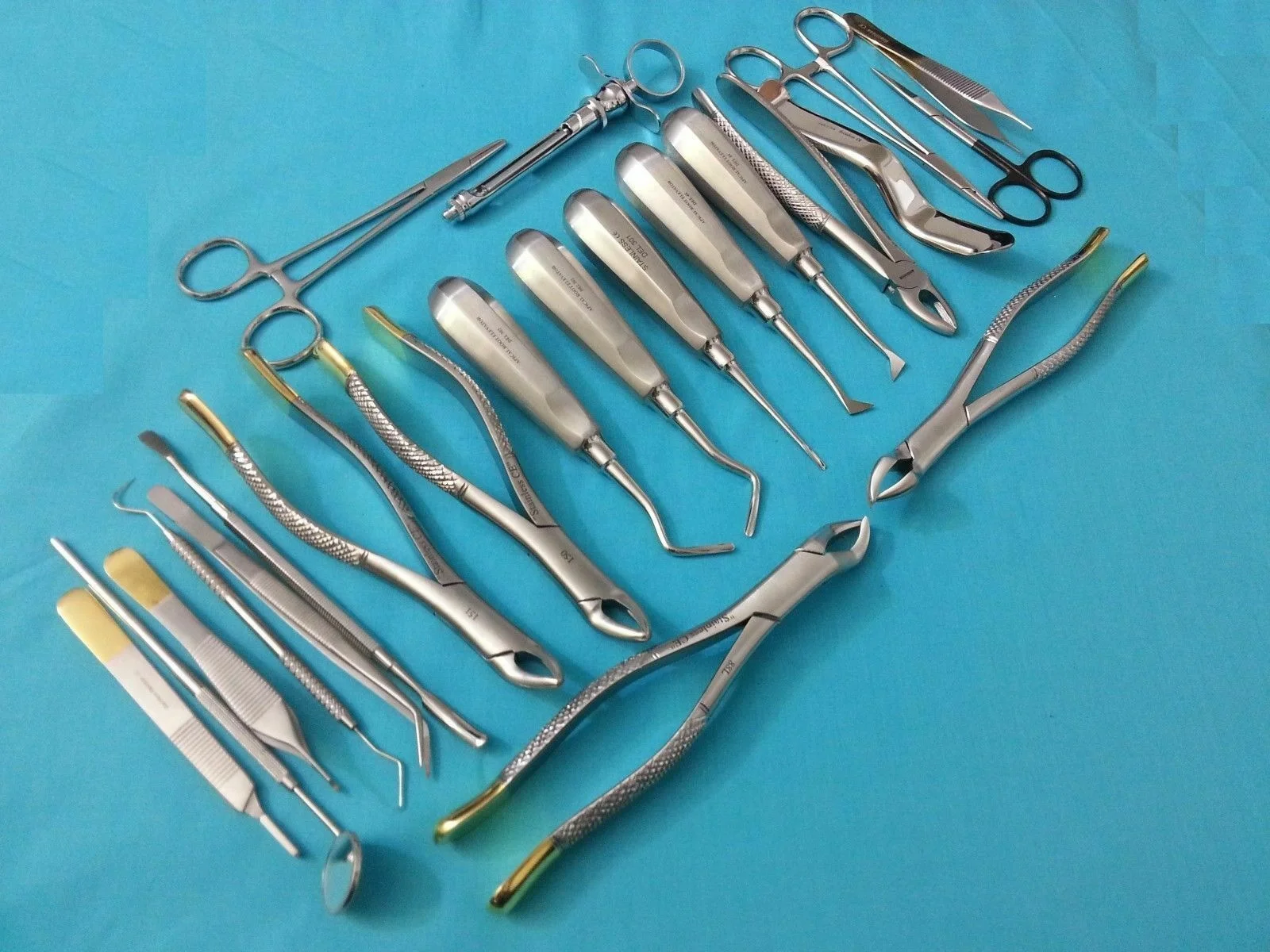 Professional Medical Solid Metal Dental Root Elevator Tip 78 79 80 Oral Surgery Dental Root Elevator Set