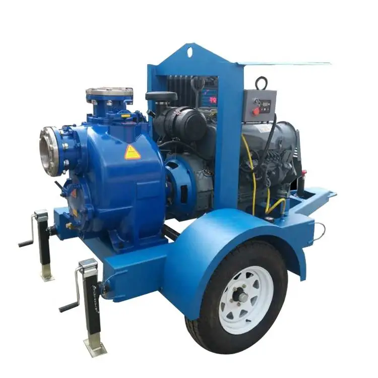 75Hp high pressure diesel engine self priming centrifugal water pumps for Irrigation