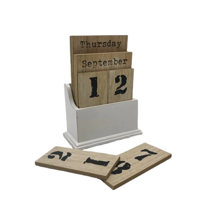 
Wholesale Wood Custom Nature MDF Table Desktop Calendar For 2021 Product 