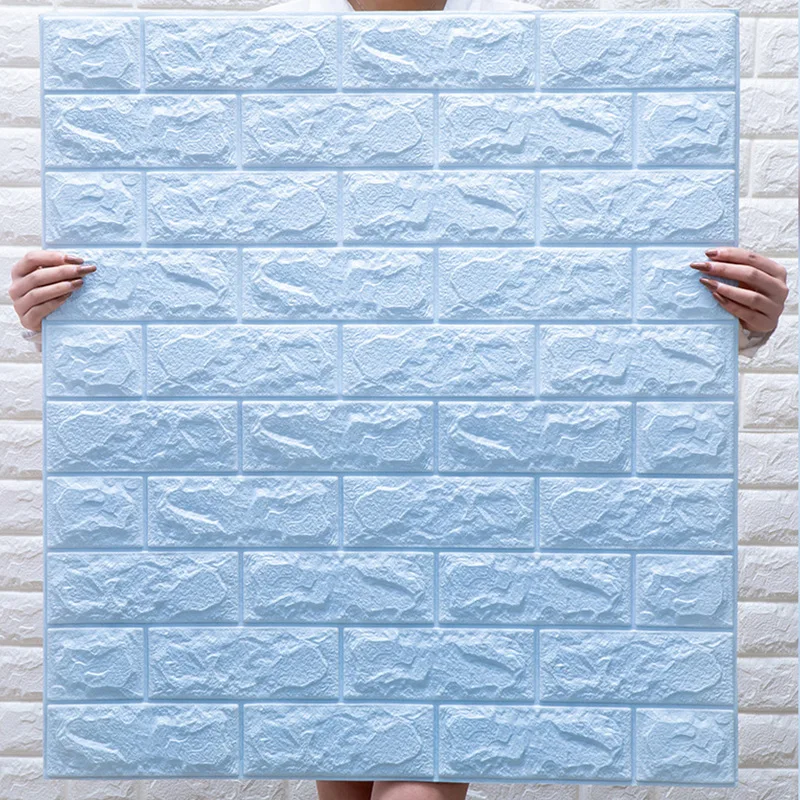 Brick pattern Wall self-adhesive sticker 3D Stereo thickened foam kindergarten wallpaper TV background wall sticker