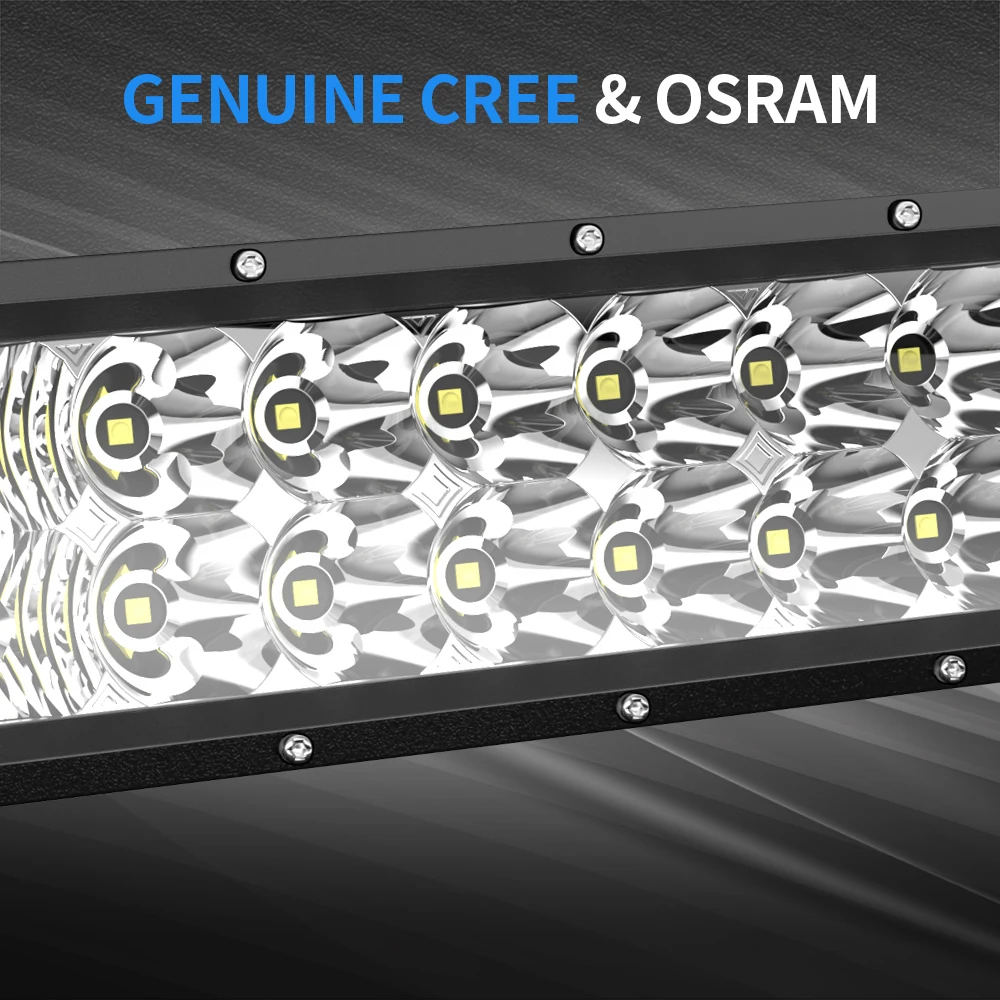 AURORA USA Designed 6d Tow Truck LED Light Bar Slim Offroad Heavy Machine Light Bar