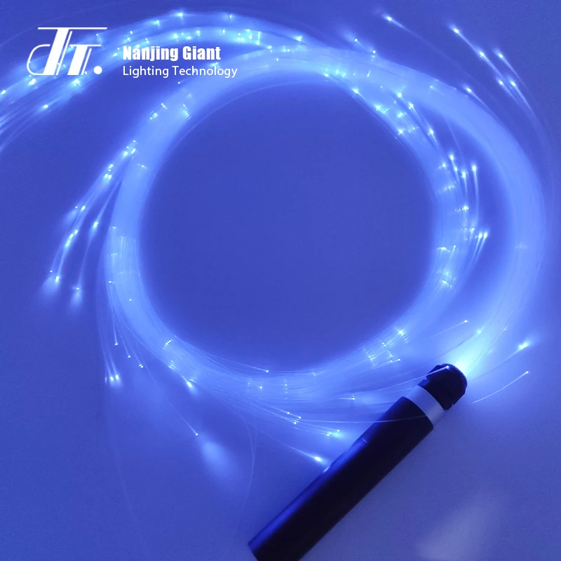 8 видов цветов LED волоконно-оптическая RGB блестящая танцевальная