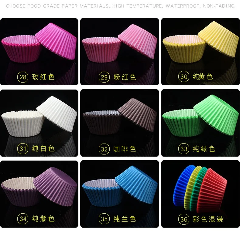 Disposable Paper Cake Cup Baking Paper Cups For Cakes Disposable Cake Holder Paper