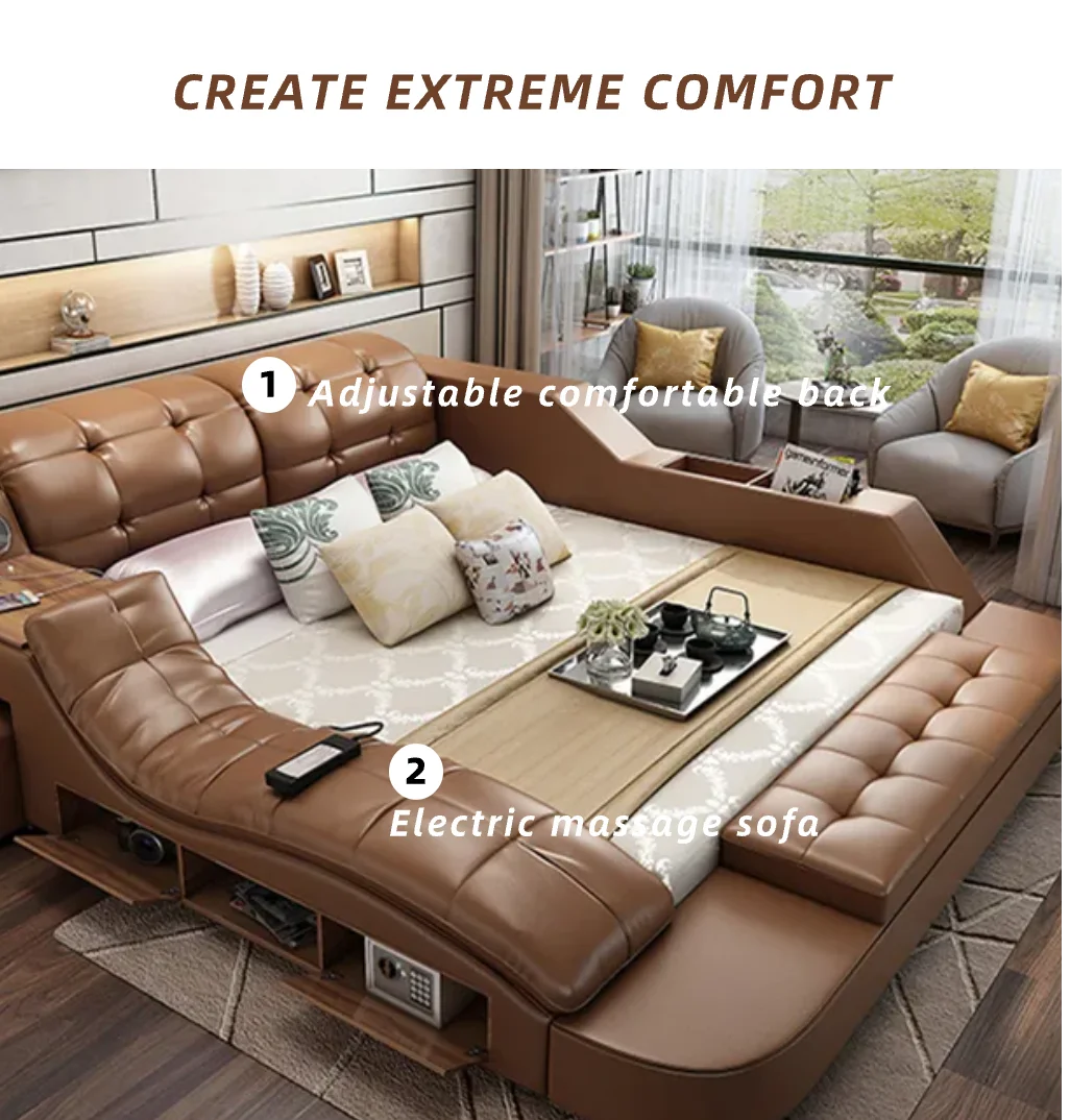 KEHUI Bed Design Model Mdf Latest Iron Modern 2024 Photos Box Round Cheap Walnut All Decker Steel Simple In King Size Bed Design