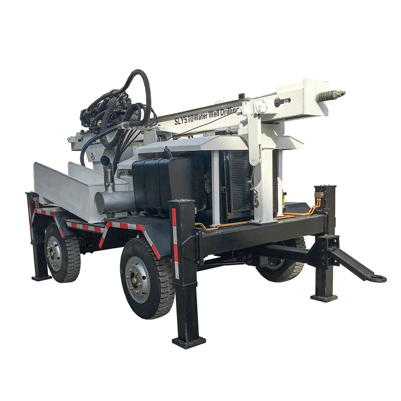 China Best Trailer Mobile Water Well Drilling Machine Drilling Rig 300M