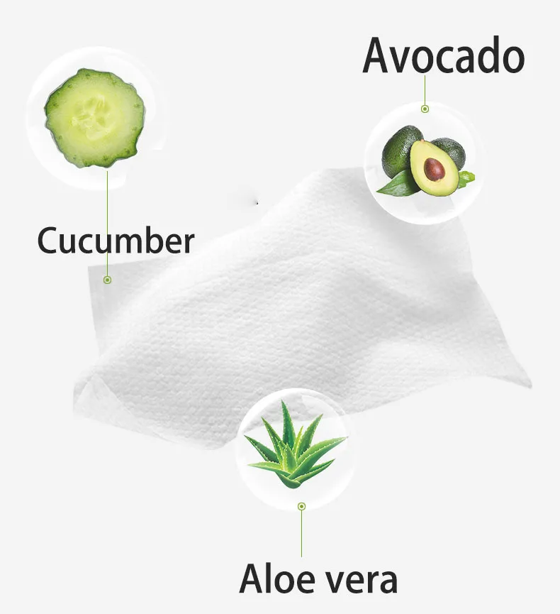 mini makeup remover avocado wipes hyaluronic acid makeup removal wet wipes for makeup removal wipes luxury with coconut oil