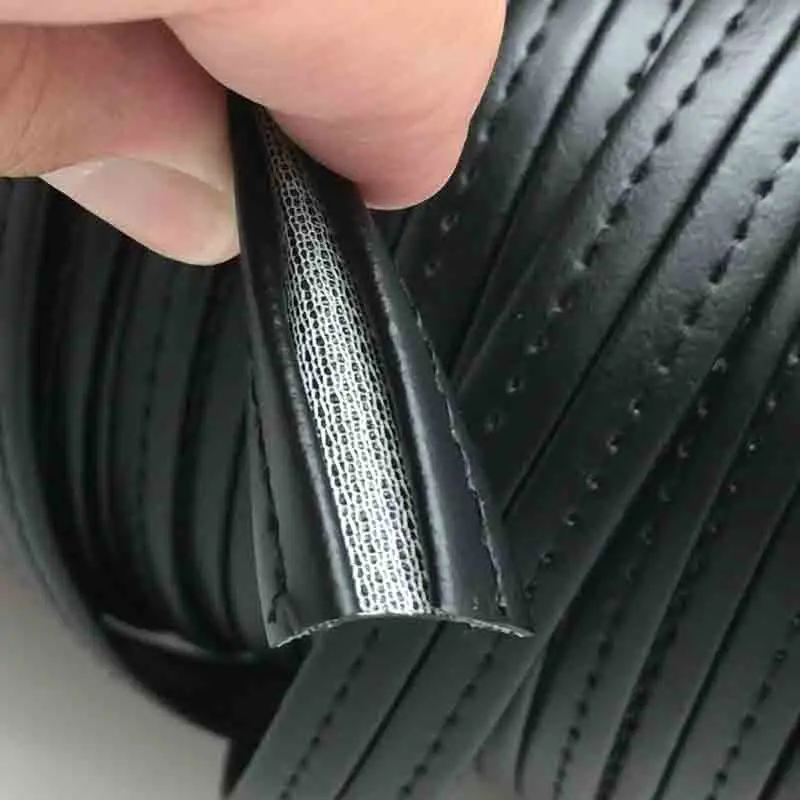 Classic Black Vinyl Marine Outdoor Auto Fabric Boat Upholstery Gimp