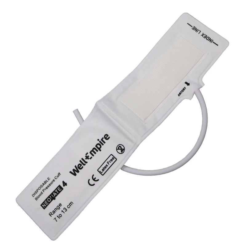 wholesale single-tube Neonate Disposable Blood Pressure Cuffs with 7-13cm