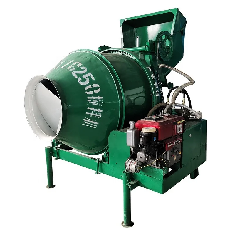 China ZHUCHENG Low Consumption Mini Concrete Mixer Price of Diesel Cement Mixer JZC500 for 400 500L