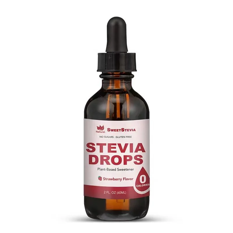 OEM Sugar-Free Fruity Concentrated Natural Stevia Liquid Drop Syrup Flavor Type