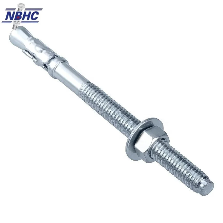 NBHC001AN Нержавеющая 304 316 углеродистая сталь оцинкованная клиновая анкерная Расширительная болт