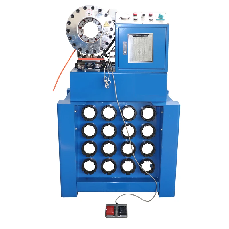 Factory Automatic Hose Pressing Machine Electric Excavator Finn Power Hose Crimper 2inch Hydraulic Pipe Crimping Machine DX68