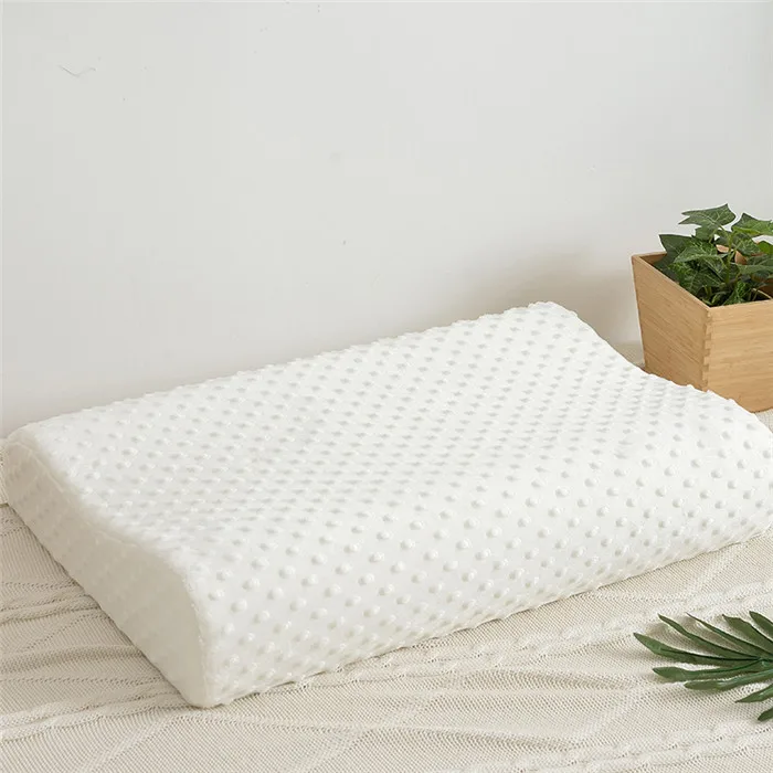 Custom 30*50cm Orthopedic Queen Size Massage Neck Pillow with Memory Foam Pillow Zero Pressure Fabric Case Low Price Bed Pillows