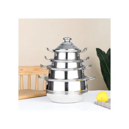 Hot selling cookware multipurpose stainless steel cookware set kitchen colorful cookware cooking POTS KS010