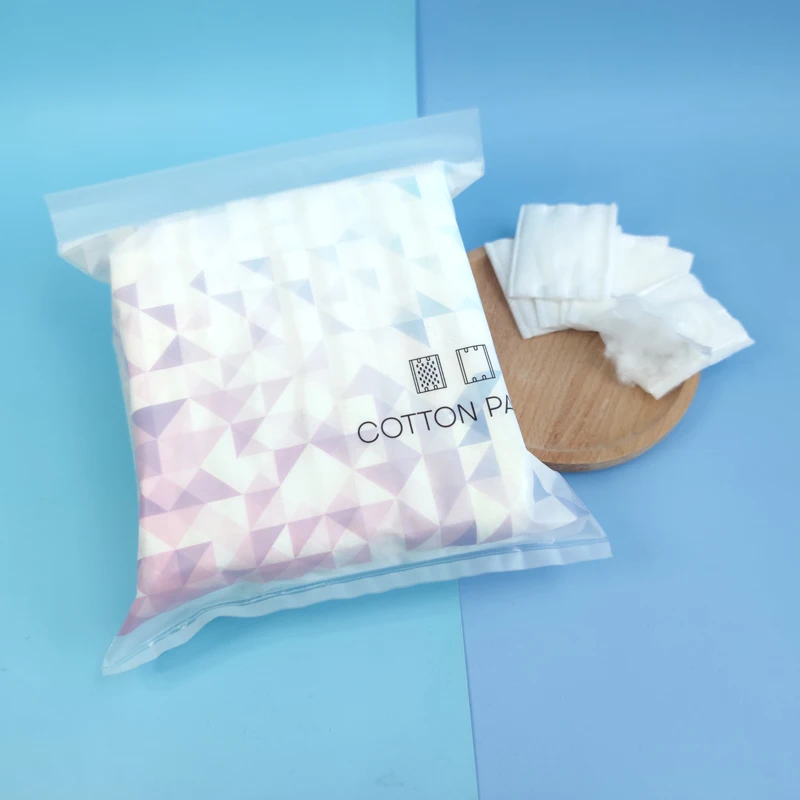 Экологичные органические двухсторонние косметические квадратные ватные подушечки для ухода за кожей лица, 100 шт., моющиеся ватные подушечки для макияжа