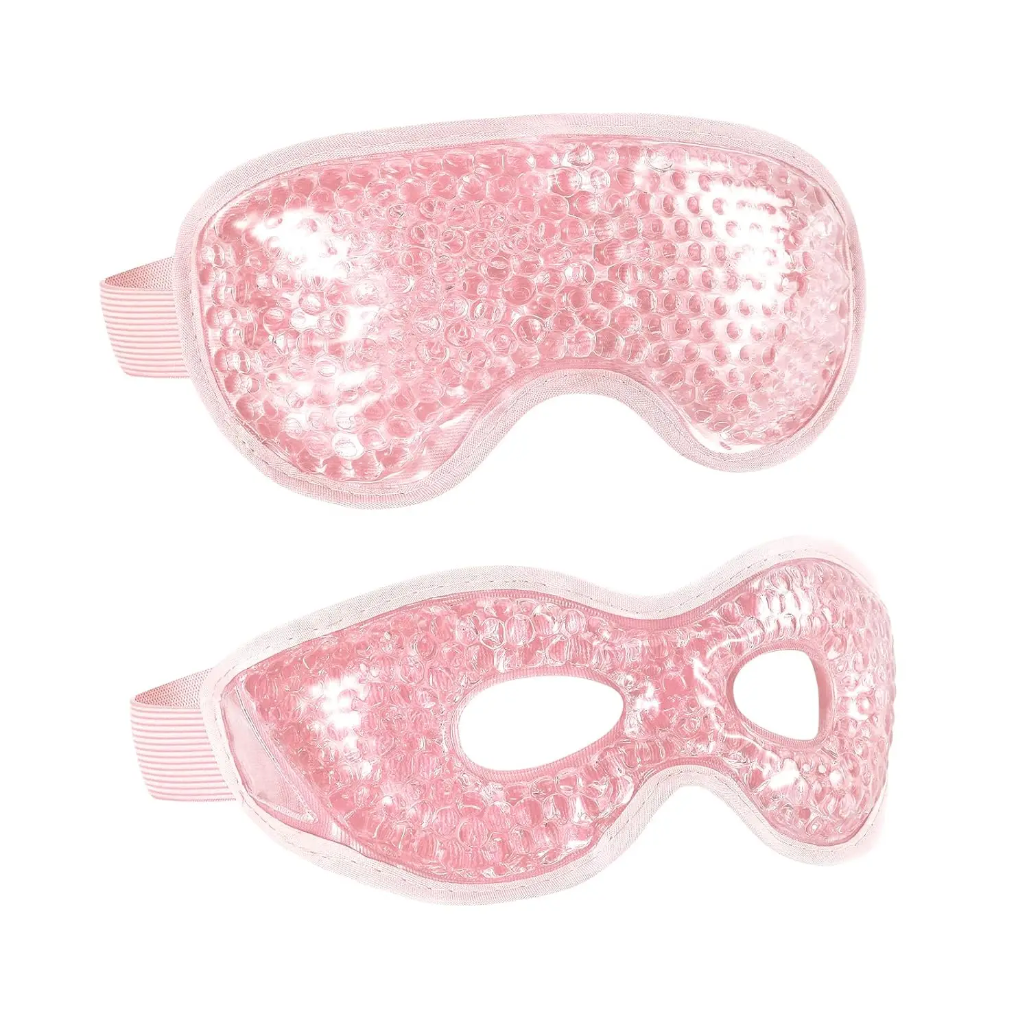Hot Cold Eye Compress Gel Cooling Eye Mask for Dark Circles,Puffiness, Headaches Ice Pack for Eyes