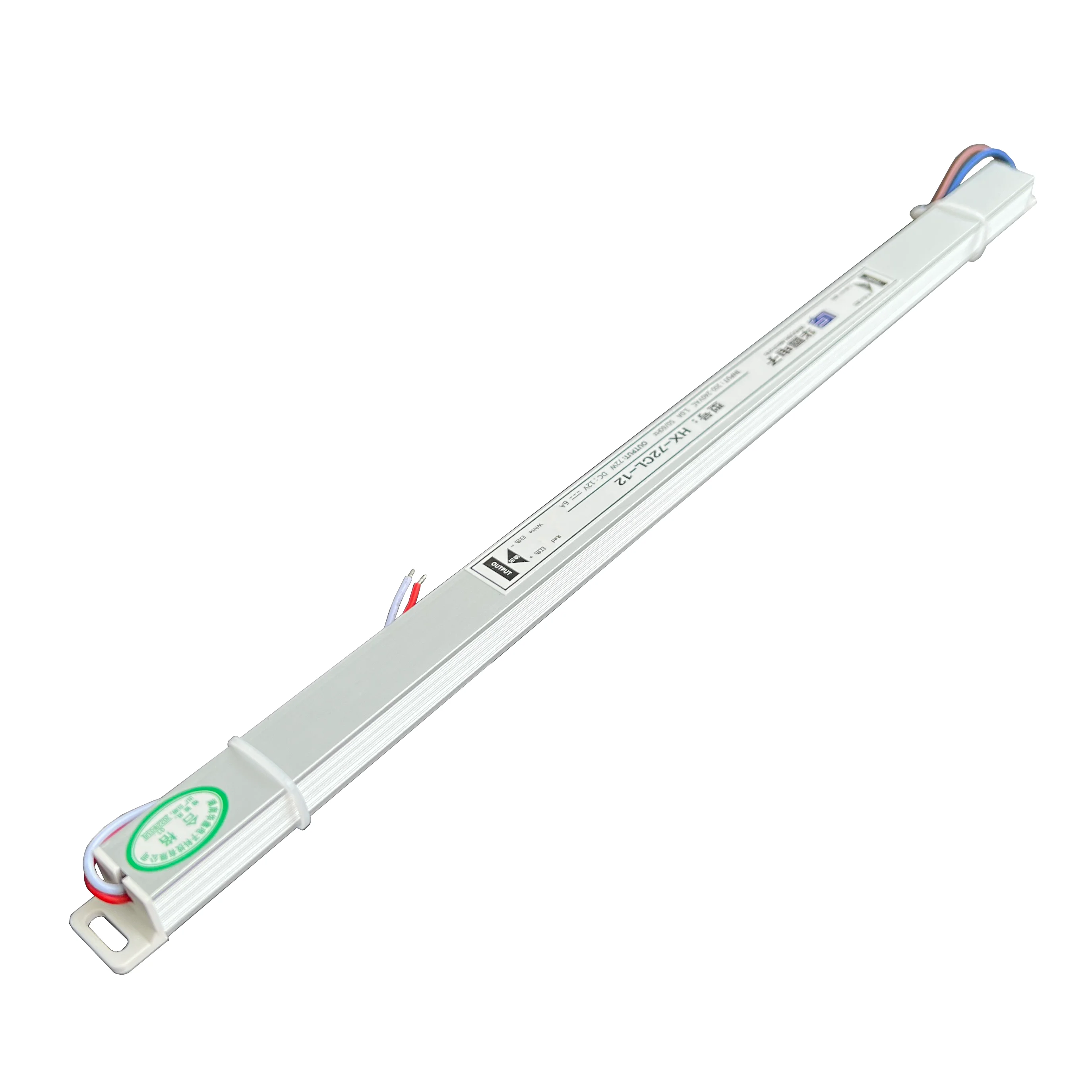 HX-72CL-12 New Quality Ultra Slim 72W Switching DC 12V 6A for LED Light Box 3 Years Warranty for lighting led strip power supply
