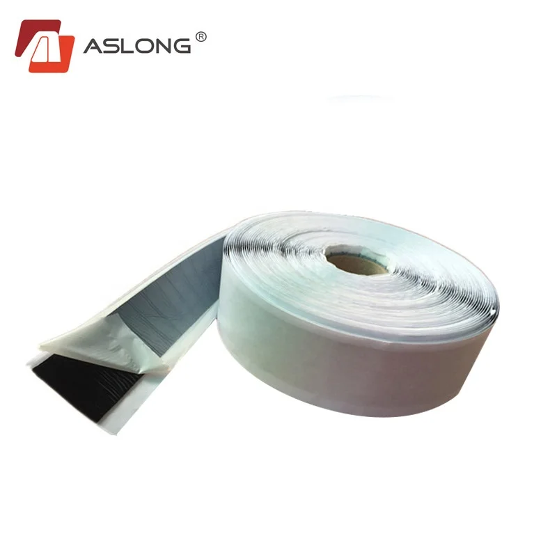 ASLONG Waterproof Membrane Seal Butyl Rubber Tape,waterproof sealing butyl tape,double sided strong membrane for Roof waterproof