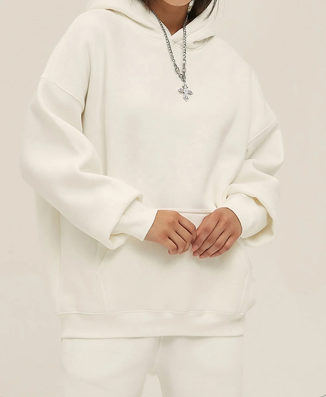 OEM Two Pieces Hoodie sweatpants Set Women Oversize Sporty Hoodie Set Women Clothing Anti Shrink