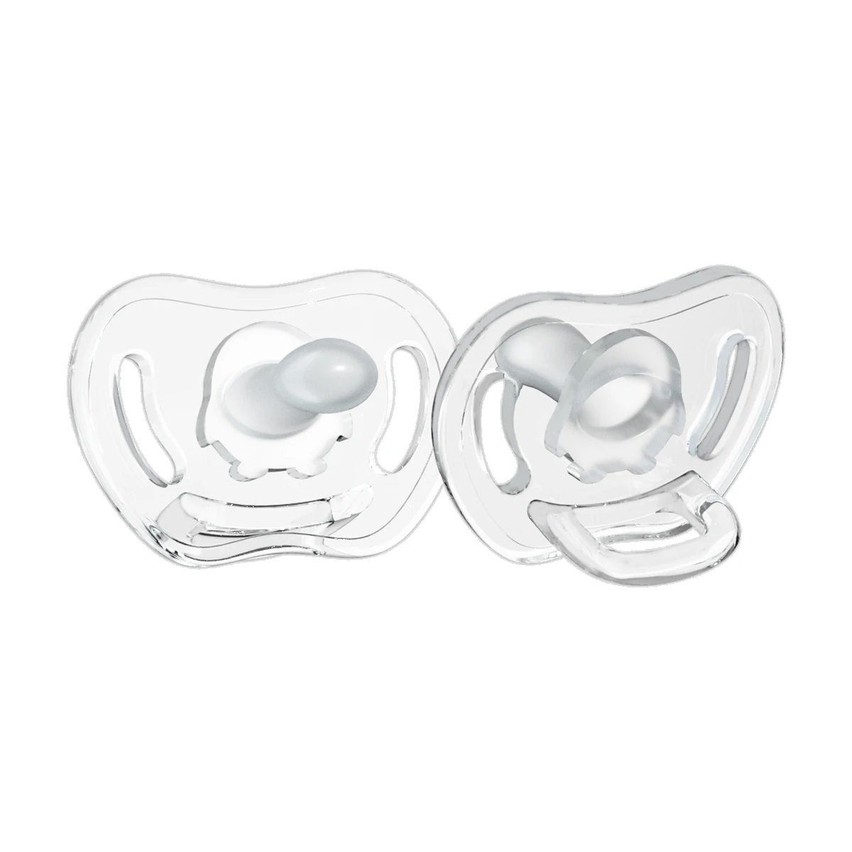Newly Released penguin Silicone Baby Pacifier Latex-Free Material for 0-12 Months and 2-4 Years