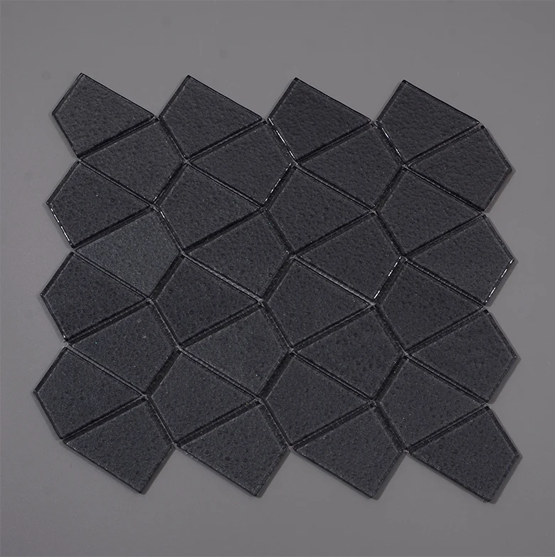 Demax hot sell Mix Color Square Ceramic Porcelain Mosaico Glazed Swimming Pool Tile Blue Mosaic For Pool