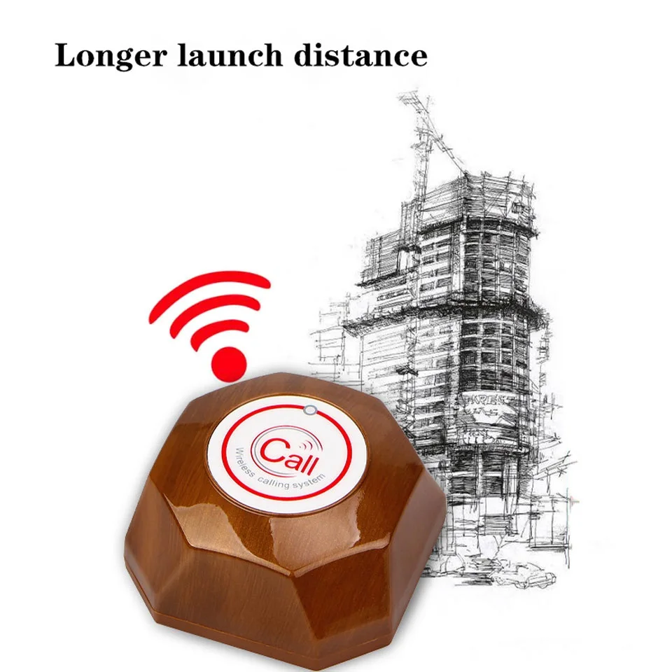 Wireless Calling Systems Guest Waiter Service Buzzer for Bar, Hospital, Restaurant,Clinic