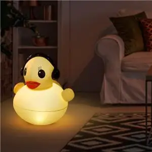 16 Inch Floating Solar Pool Lights Waterproof LED Pool Accessories Glow Duck Inflatable Solar Powered Floating Waterlight 90 80