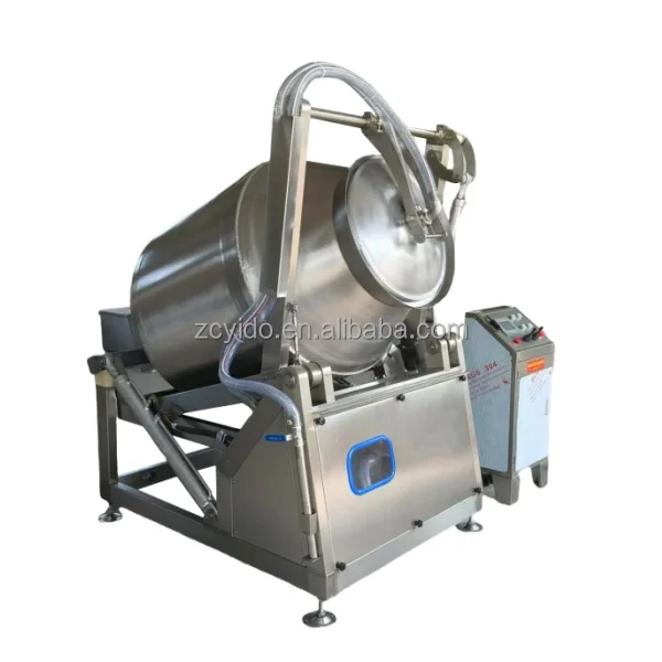 Industrial High output 3000kg/time Poultry Tumbler Machine Chicken hydraulic heating or cooling Vacuum meat Tumbler For Sale
