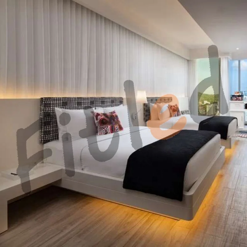 Hospitality Case goods Bed base 12V LED strip Linear light Bed LED Light Hotel Sensor-Controlled Toe Kick Light