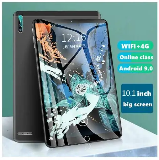 Новейший 10-дюймовый полноэкранный Wi-Fi планшет с большой памятью 2 ГБ + 32 Android 4G функцией вызова USB-интерфейс для детей