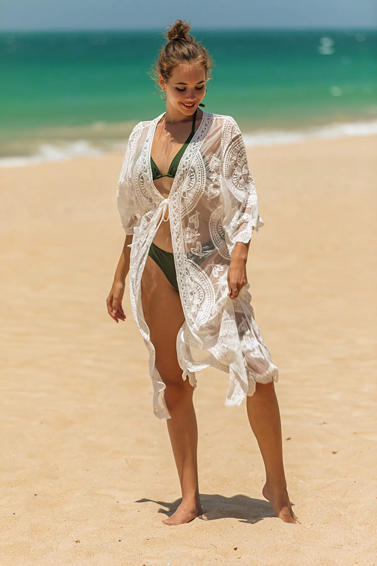 
Asia Japan And South Korea Brand Luxury Three Peice Designer Push Sexy Extreme Bikini Swimwear 