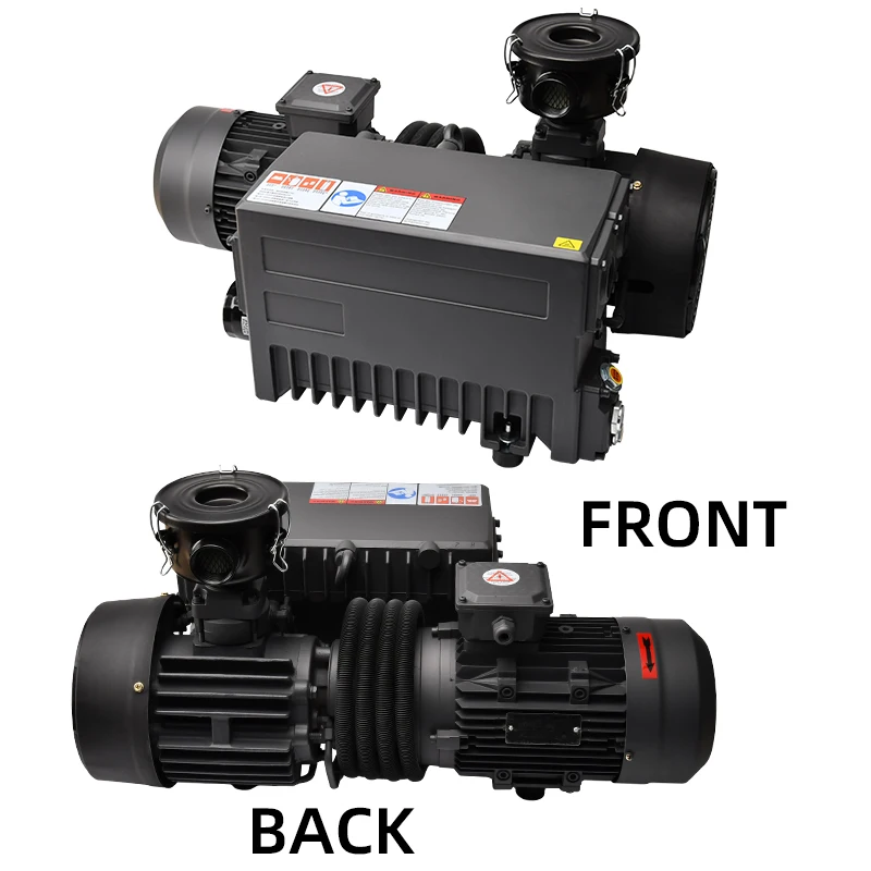 380V 3000W -100KPa Single Stage Rotary Vane vacuum Pump Electric Air Compressor Head For CNC Vacuum Packing