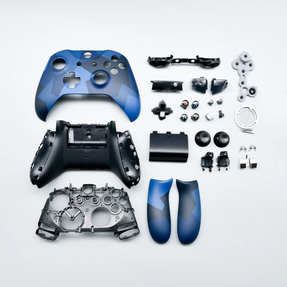 Для пульта Xbox 1 One S тонкий оболочки контроллера полный набор Корпус Комплект запасные